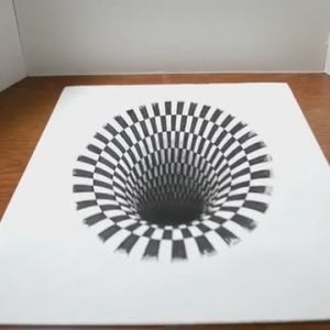 教你画3d-视错觉黑洞